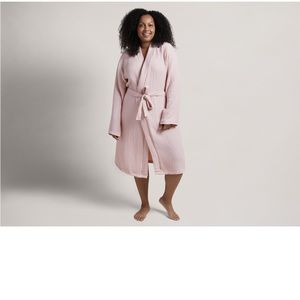 Parachute Cloud Cotton Robe size XL - Rose (soft dusty pink).
